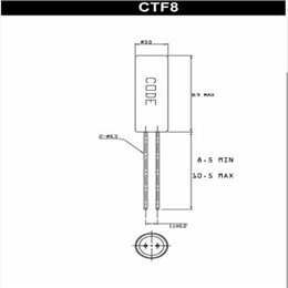 Cardinal卡迪纳尔晶振,CTF8石英录音笔晶振,CTF8-A2-C2-32.768K-D6晶振