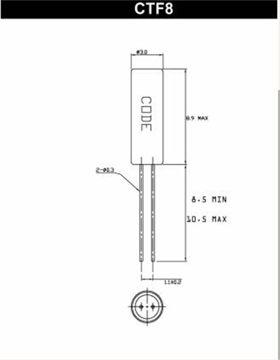 CTF8 尺寸