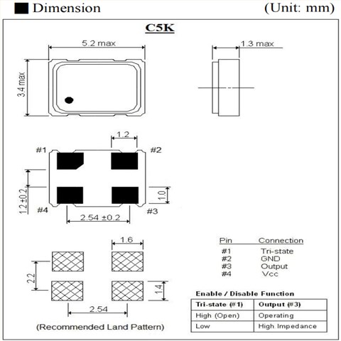 ITTI晶体振荡器,C5KC20-32.768-15-3.0V,仪器仪表设备6G晶振