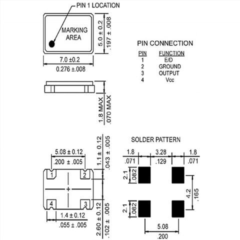 C04310-32.000-EXT-TR,CO43测试设备晶振,拉隆时钟振荡器