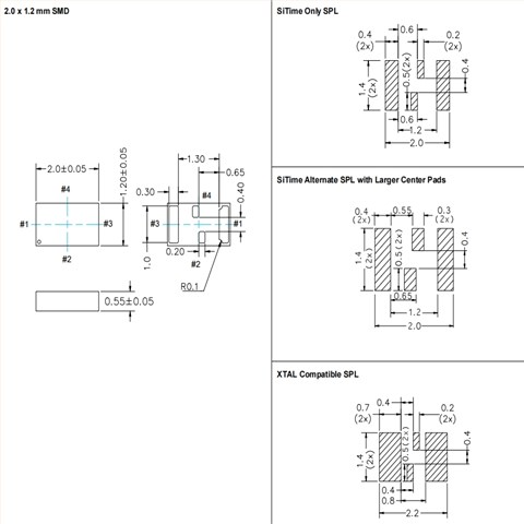 SiT1534,SiT1534AI-J4-D14-32.768,SiTime可编程晶振,32.768KHZ,2012mm