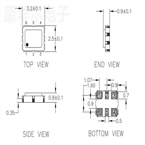 XAH335030.000000K,Renesas XAH晶振,LVCMOS差分晶振