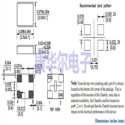 常温ABM10晶振,ABM10-24.000MHZ-8-7-A15-T,ABRACON晶振,2520谐振器