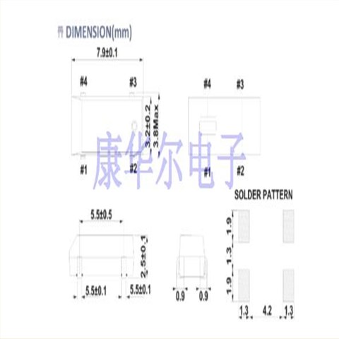 FCT8M03276807R3,FCT-8M时钟晶振,智能电表晶振